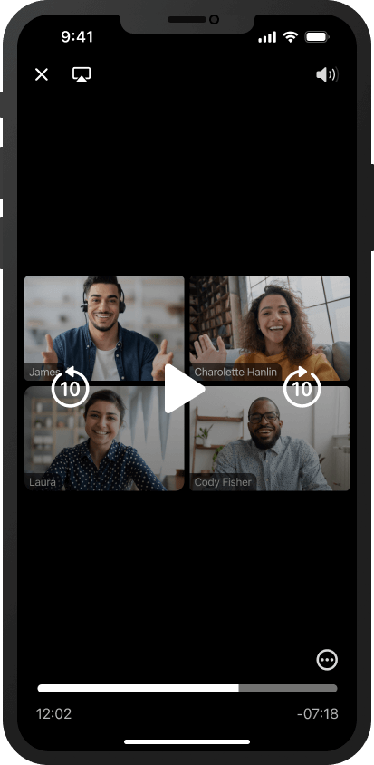 Record meetings with your mobile device